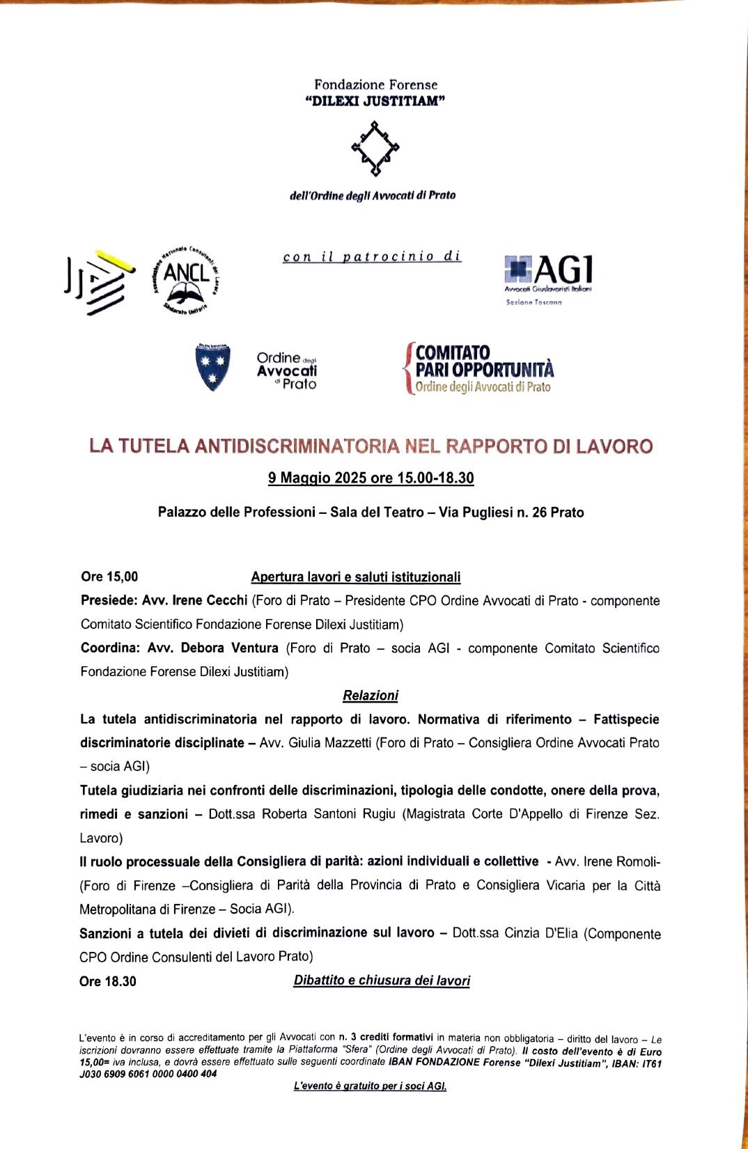 LA TUTELA ANTIDISCRIMINATORIA NEL RAPPORTO DI LAVORO